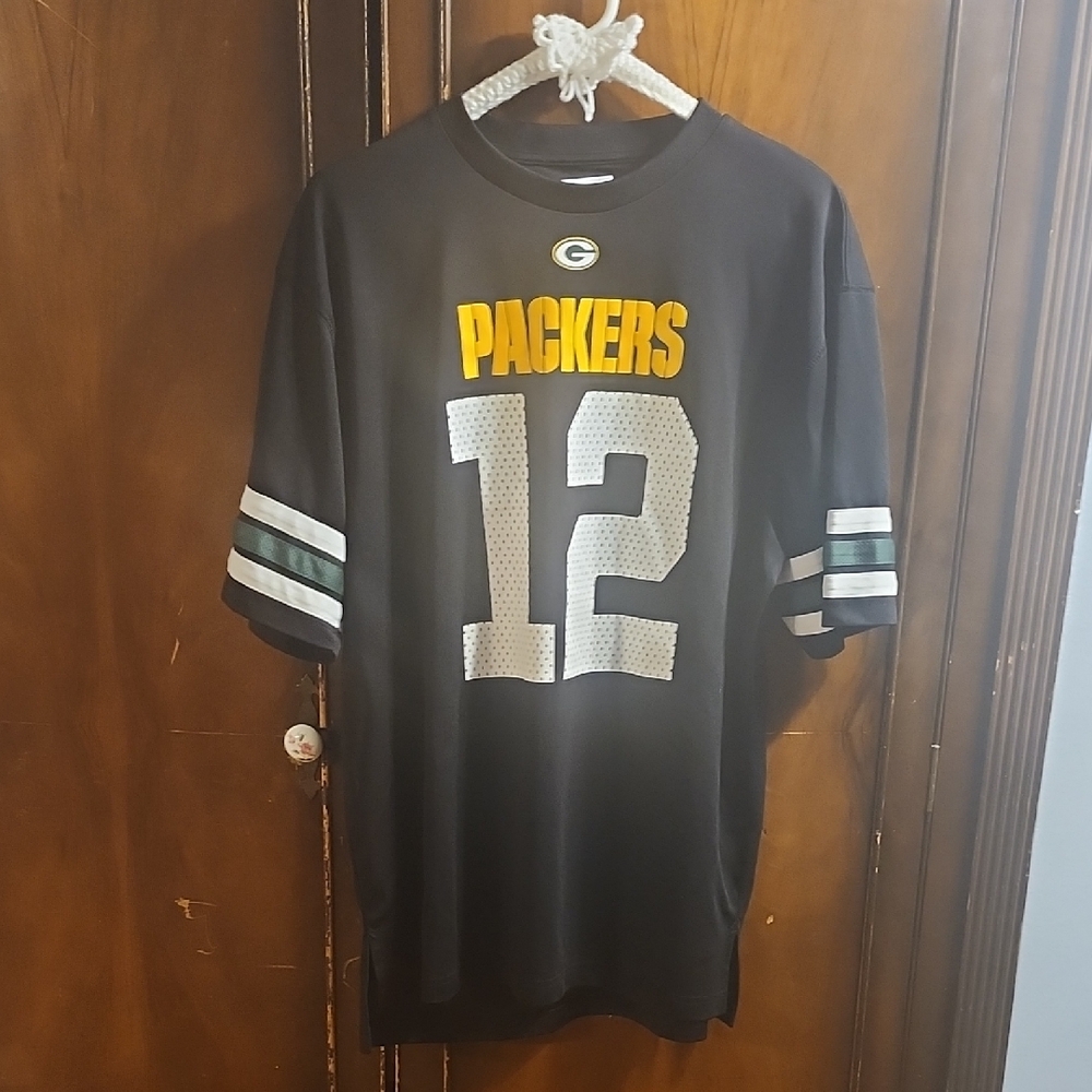 NFL Team Apparel Black and White Jersey